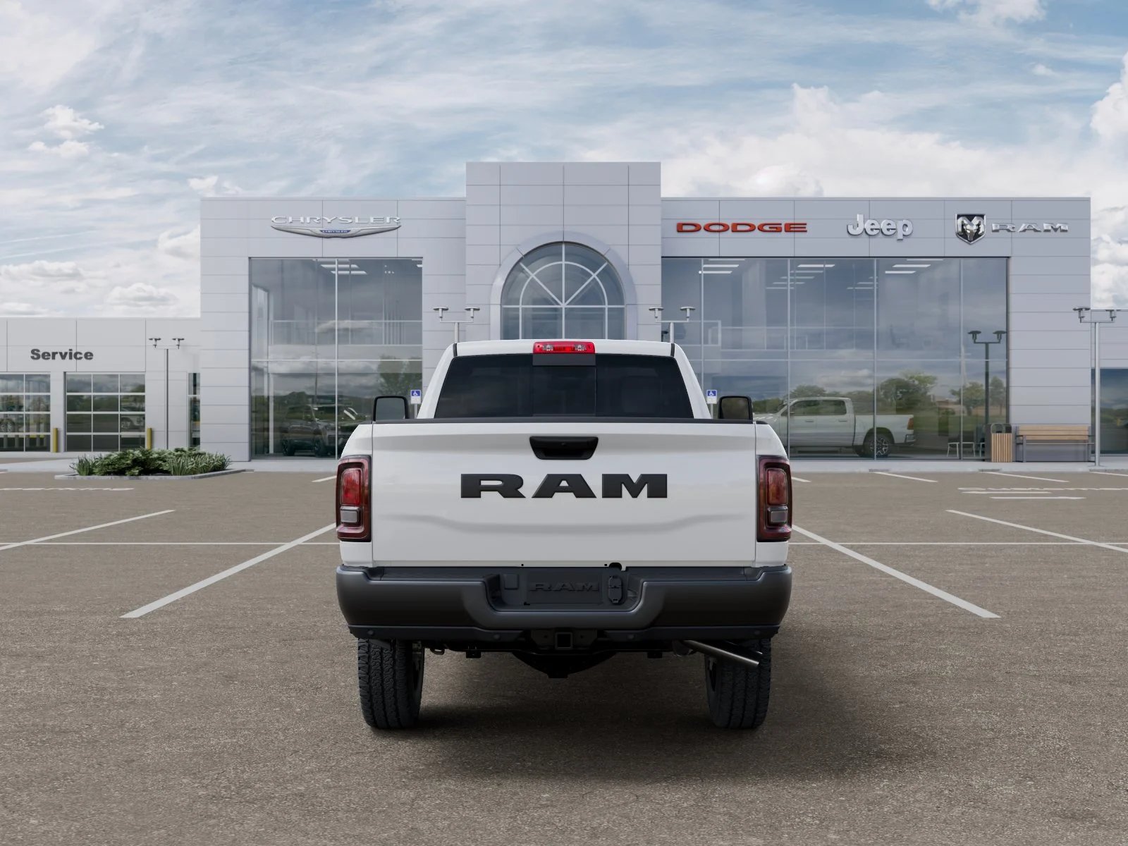 New 2026 Bright White Clear-Coat Exterior Paint RAM Tradesman image 30