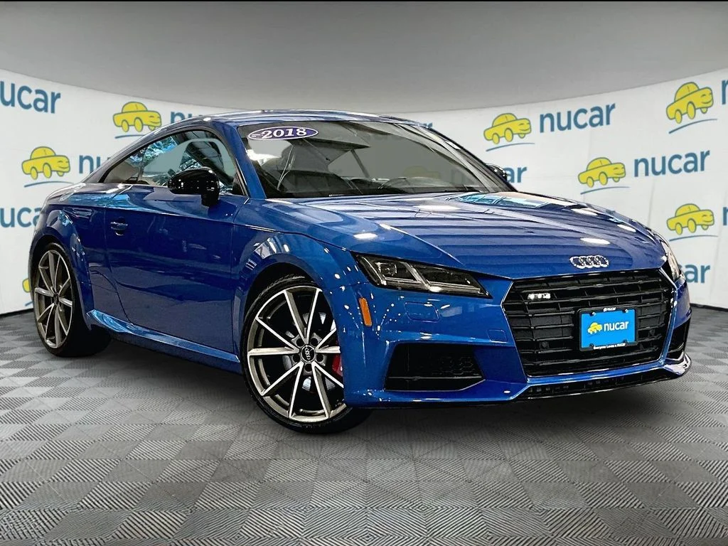 Used 2018 Blue Audi 2.0T image 1