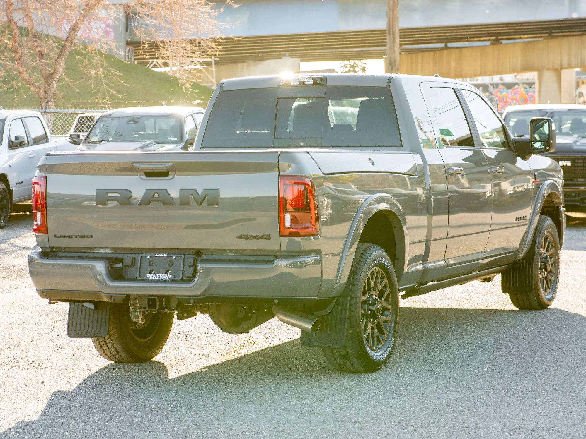New 2027 Grey RAM Limited Night* Mega Cab 4x4, Sunroof, Passenger Screen, Tow Tech-Plus Group image 8