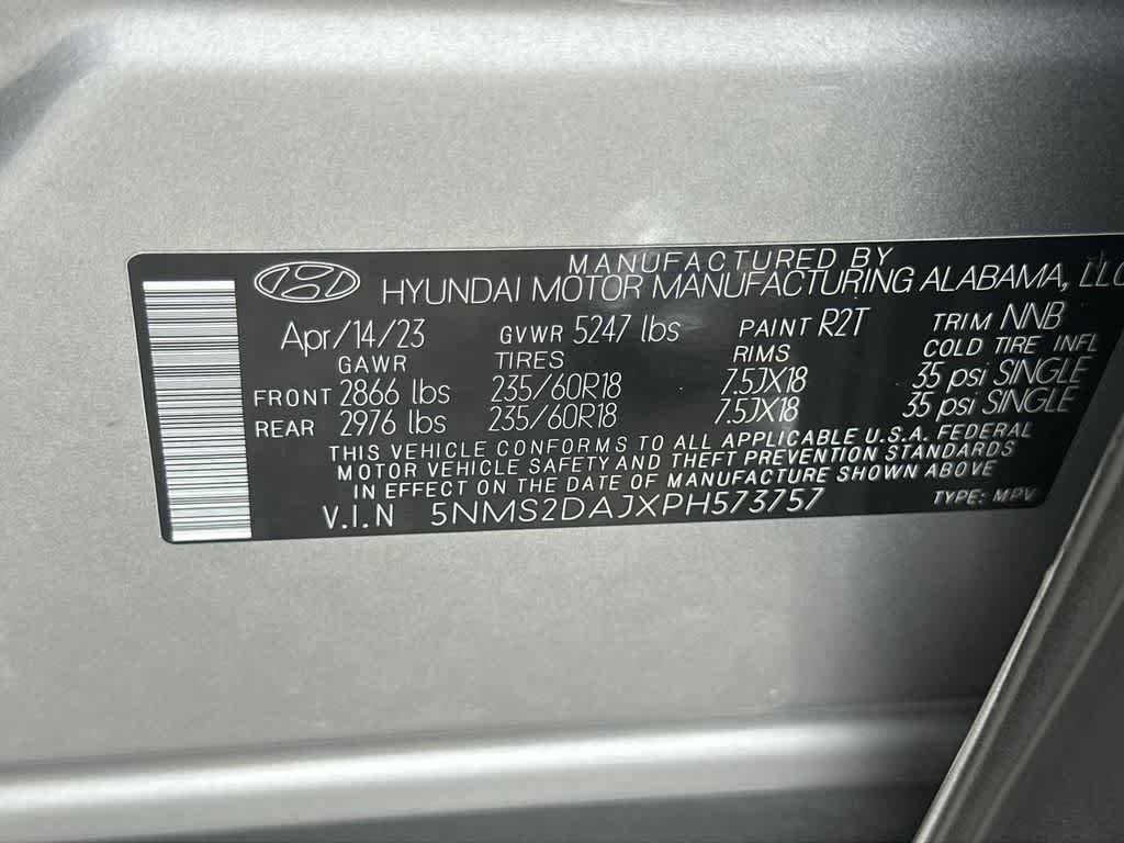 Used 2023 Shimmering Silver Hyundai SEL image 29