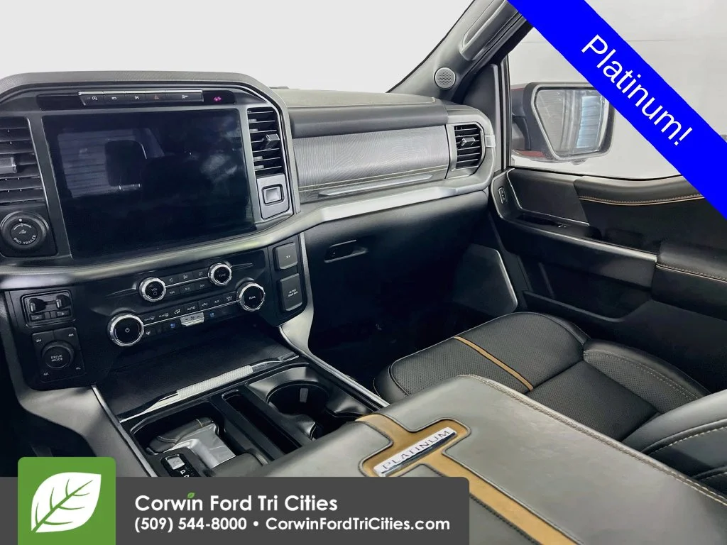 Used 2023 Rapid Red Metallic Tinted Clearcoat Ford Platinum image 28