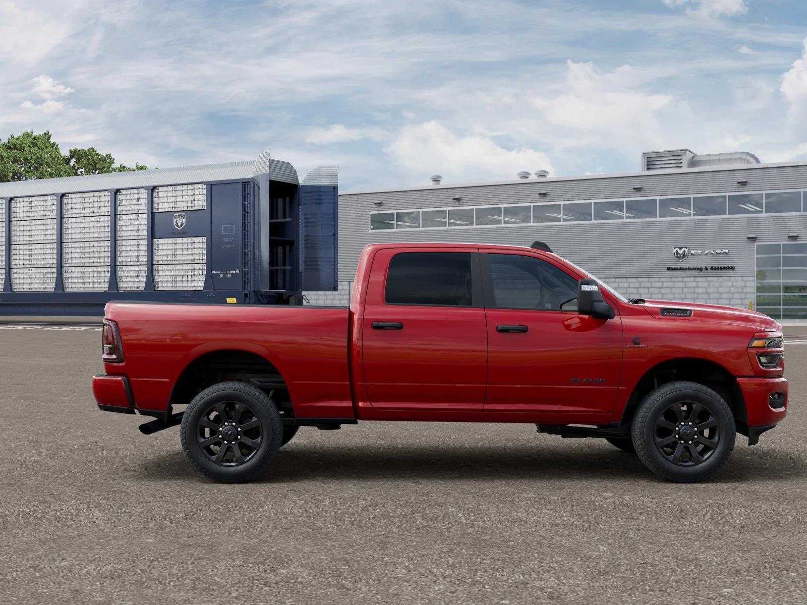 New 2026 Flame Red Clear-Coat Exterior Paint RAM BIG HORN image 21