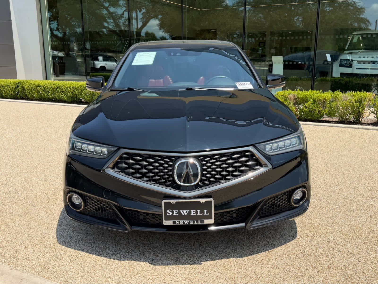 Used 2019 Crystal Black Pearl Acura w/A-Spec Pkg Red Leather image 2
