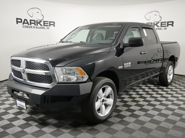 Used 2018 Black Clearcoat Ram Crew Cab SLT image 1