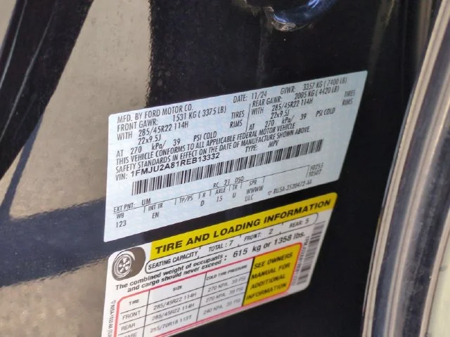 Used 2024 Black Ford Limited image 39