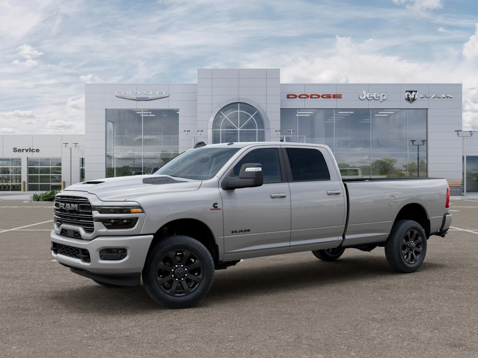 New 2026 Silver-Zynith Exterior Paint RAM Laramie image 28
