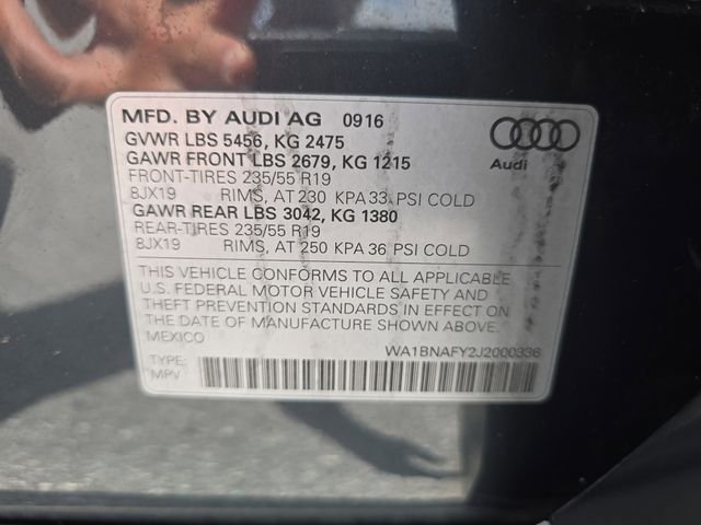 Used 2018 Gray Audi 2.0T Premium Plus image 33