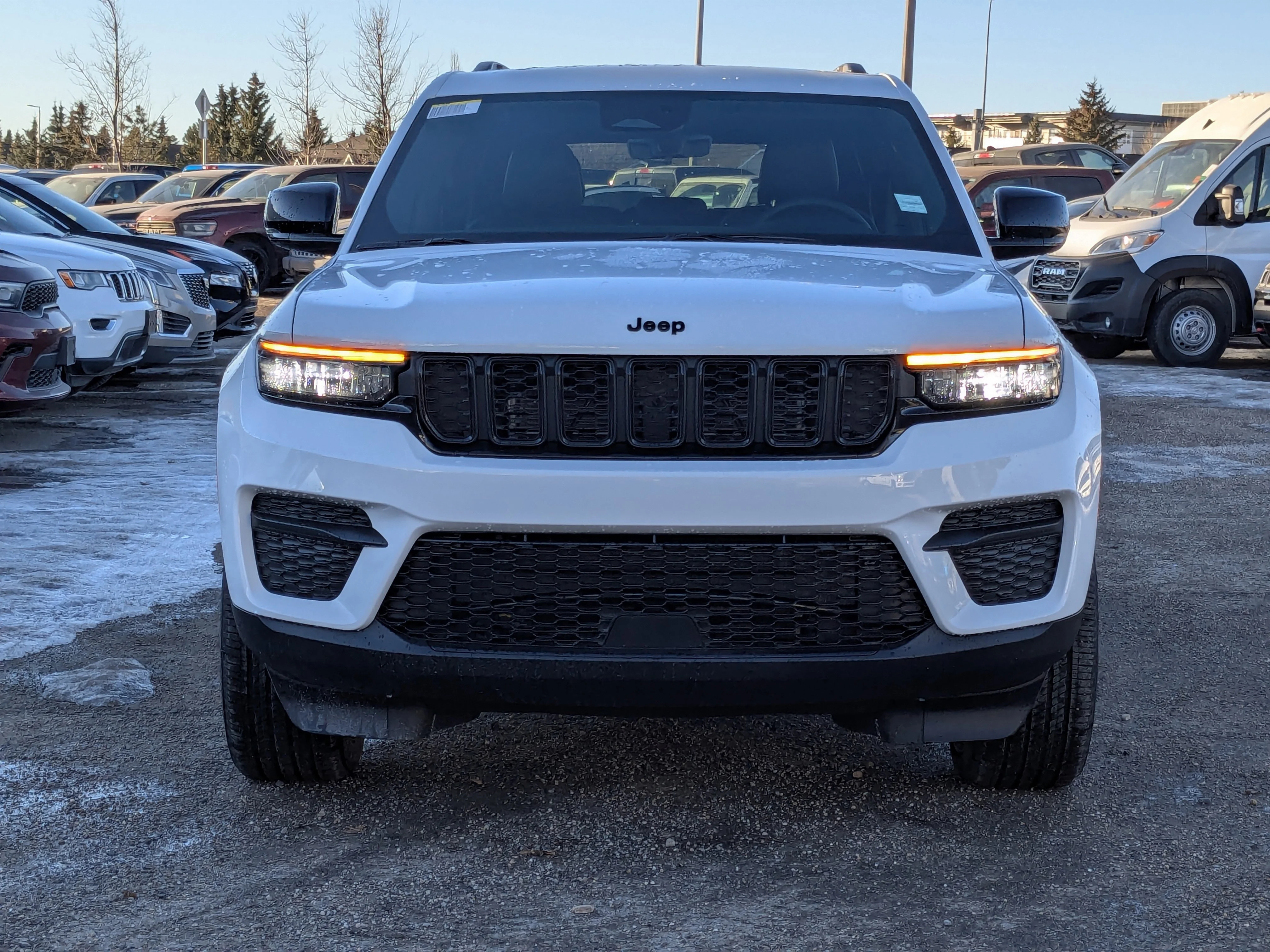 New 2025 White Jeep Altitude - - Power Sunroof - Power Liftgate - Wireless Charging - 20 Black Wheels & More image 3