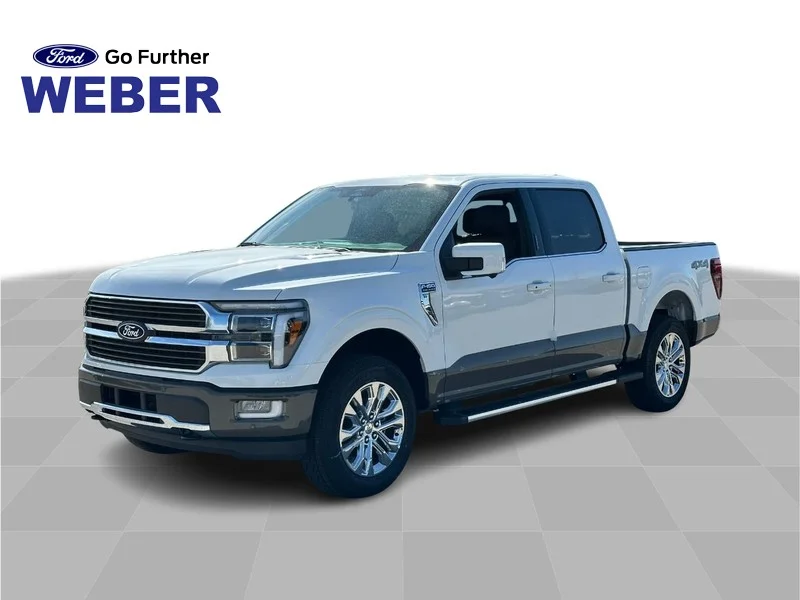 New 2026 Star White Metallic Tri-Coat Ford King Ranch 4WD SuperCrew 5.5