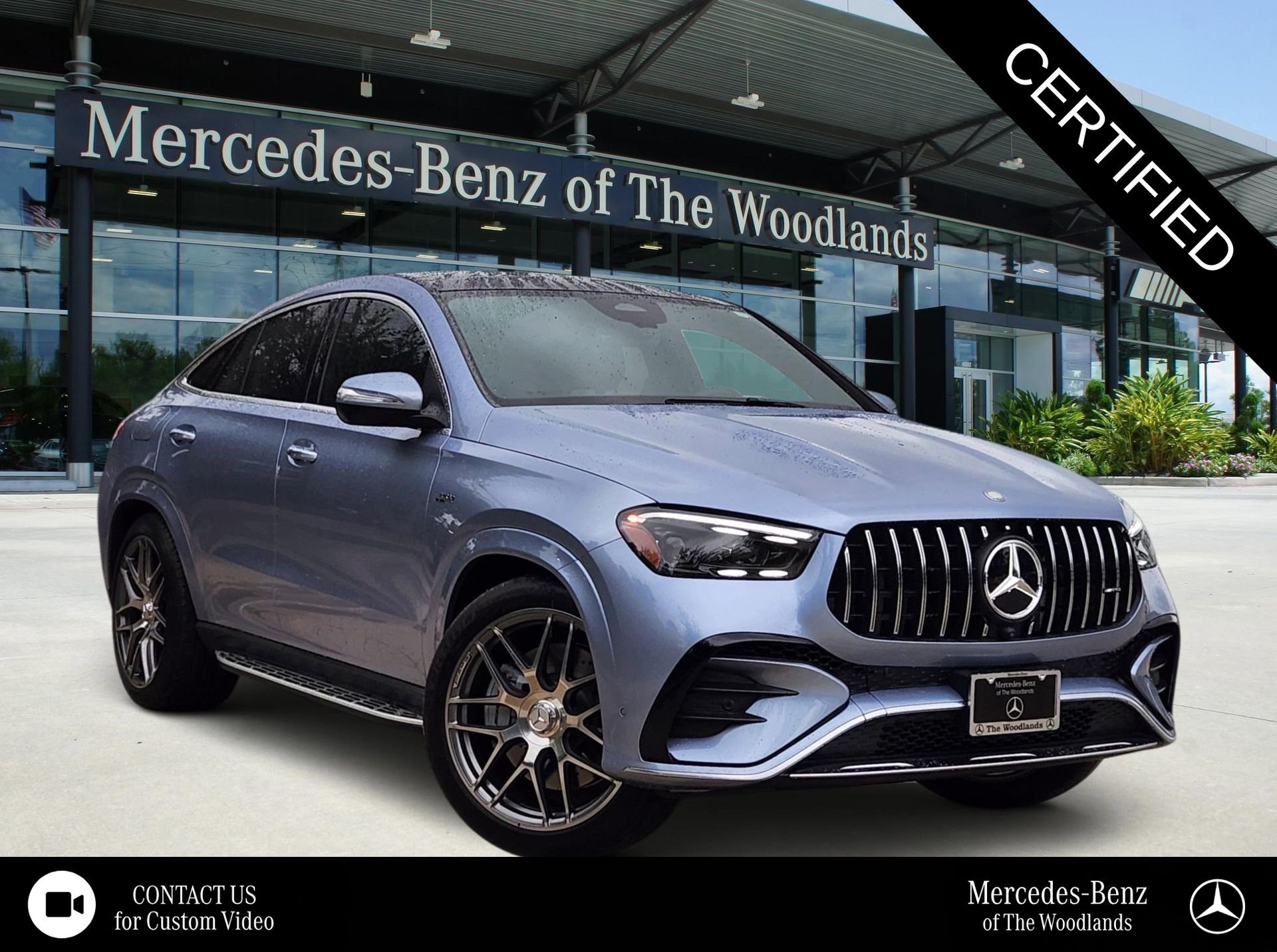 Certified Used 2026 MANUFAKTUR Cote D Azur Light Blue Metallic Mercedes-Benz GLE 53 AMG® image 1