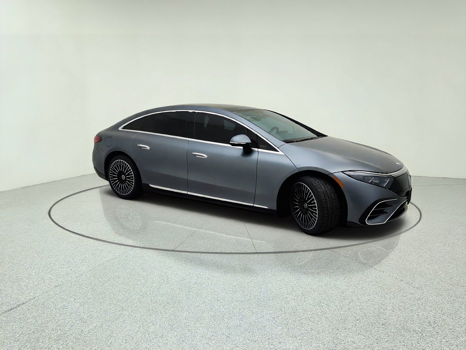 Certified Used 2022 MANUFAKTUR Selenite Grey Magno Mercedes-Benz EQS 450+ Exclusive Trim image 5