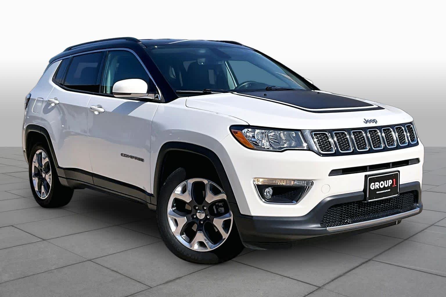 Used 2019 White Clearcoat Jeep Limited image 3