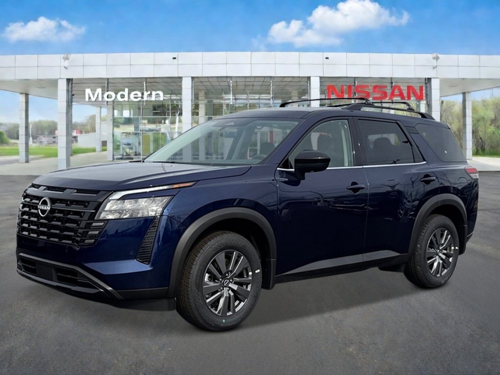 New 2026 Deep Ocean Blue Pearl Nissan SV image 1