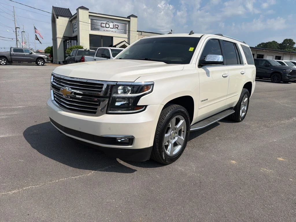 Used 2015 Chevrolet Tahoe LTZ with VIN 1GNSKCKC2FR132801 for sale in Albertville, AL