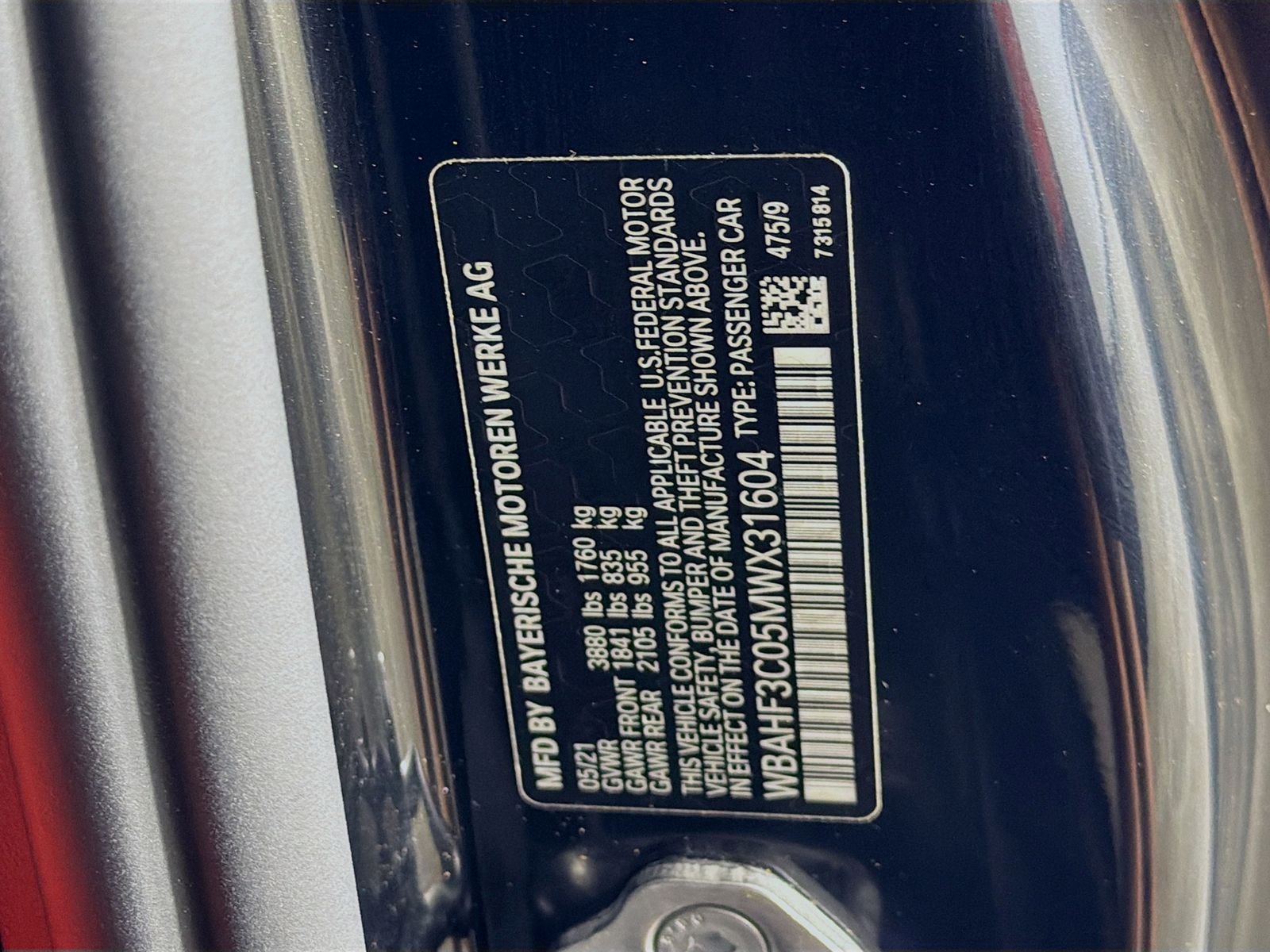 Certified Used 2021 Black Sapphire Metallic BMW sDrive30i image 28