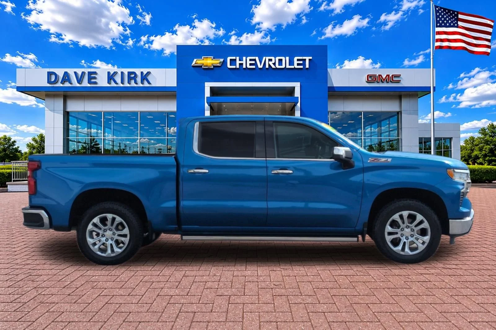 Used 2023 Glacier Blue Metallic Chevrolet LTZ image 2