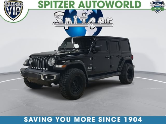 Used 2020 Black Jeep Unlimited Sahara image 3