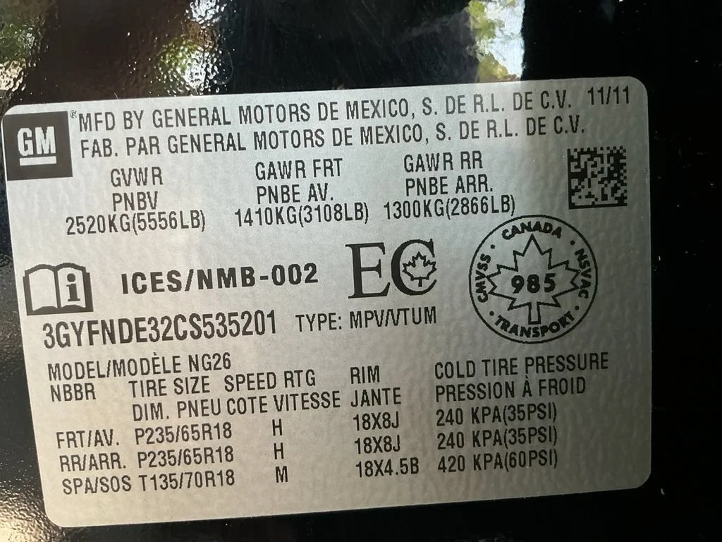 Used 2012 Black Raven Cadillac Luxury Collection image 31