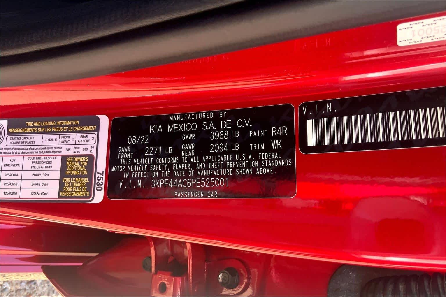 Used 2023 Currant Red Kia GT image 37