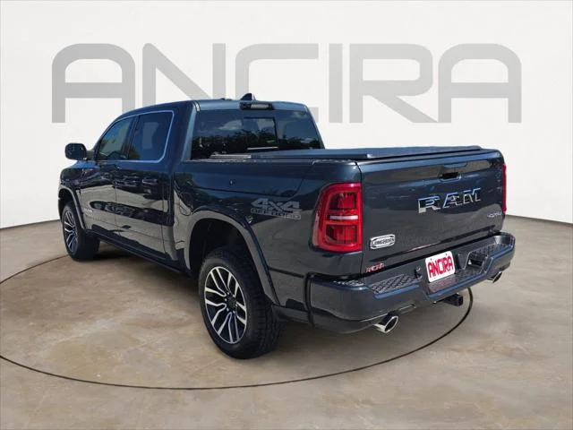 New 2026 Forged Blue Metallic Exterior Paint RAM Limited Longhorn image 8