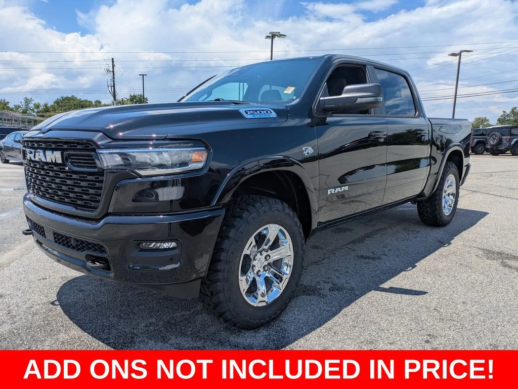 New 2026 Diamond Black Crystal Pearl-Coat Exterior Paint RAM Big Horn/Lone Star image 14