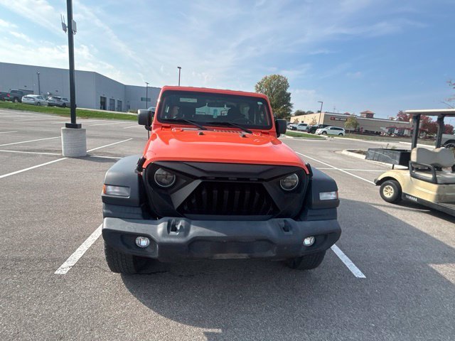 Used 2018 Orange Jeep Sport image 5