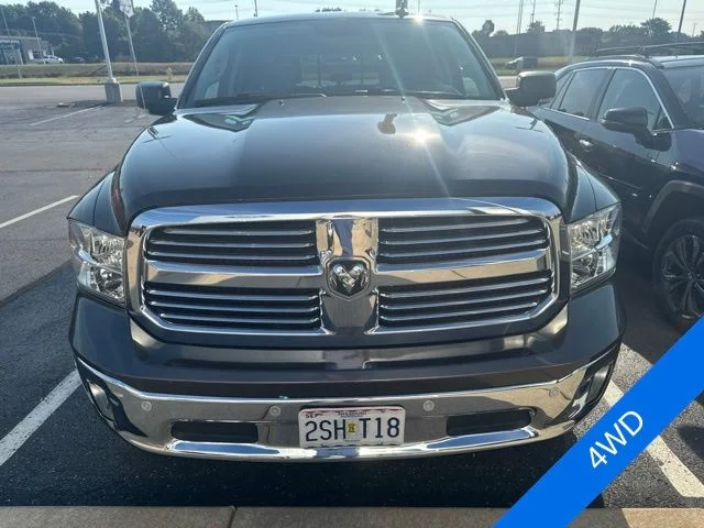 Used 2018 Granite Crystal Clearcoat Metallic Ram Big Horn image 2