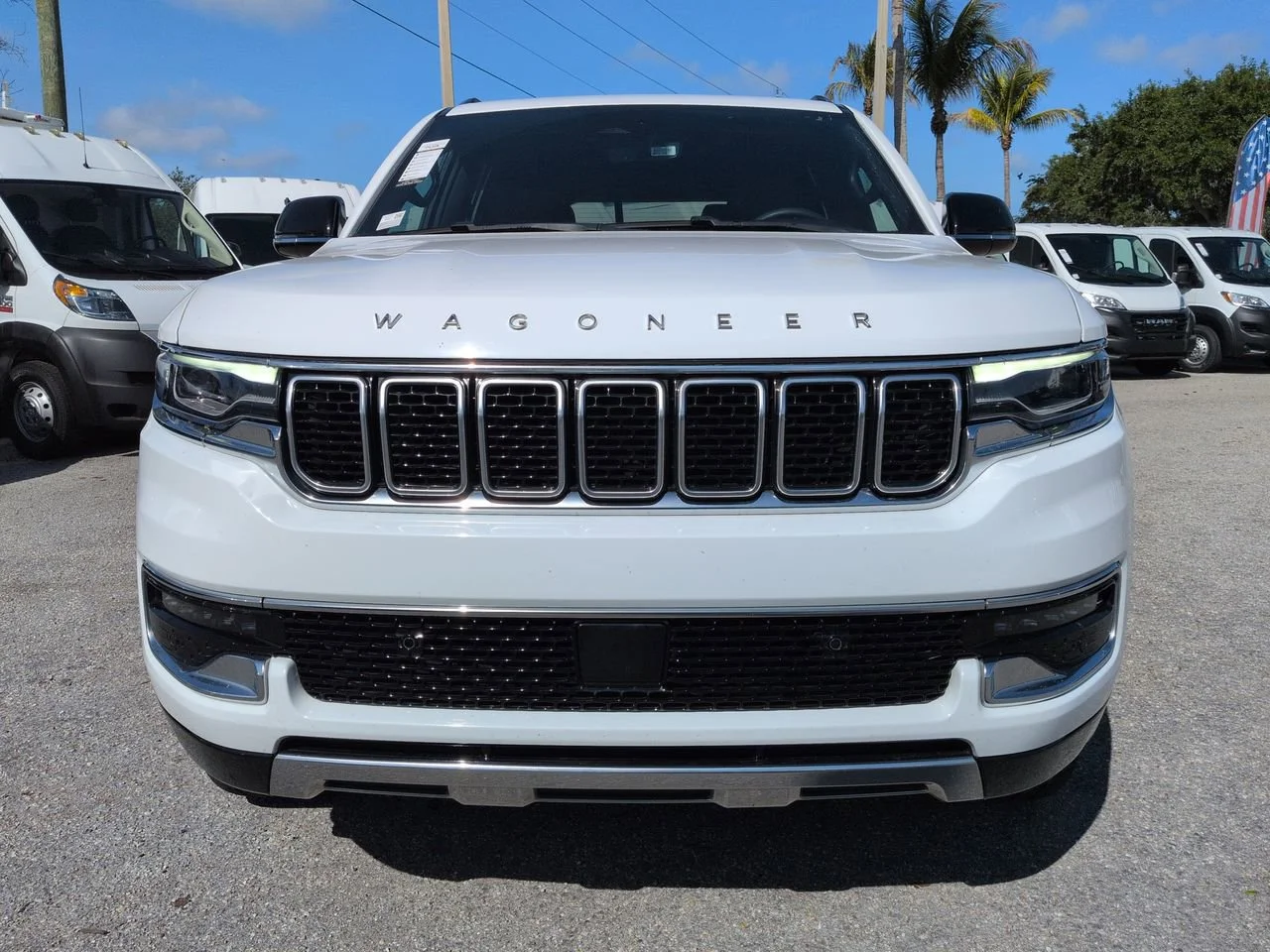 Used 2024 Bright White Clearcoat Jeep Series III image 3