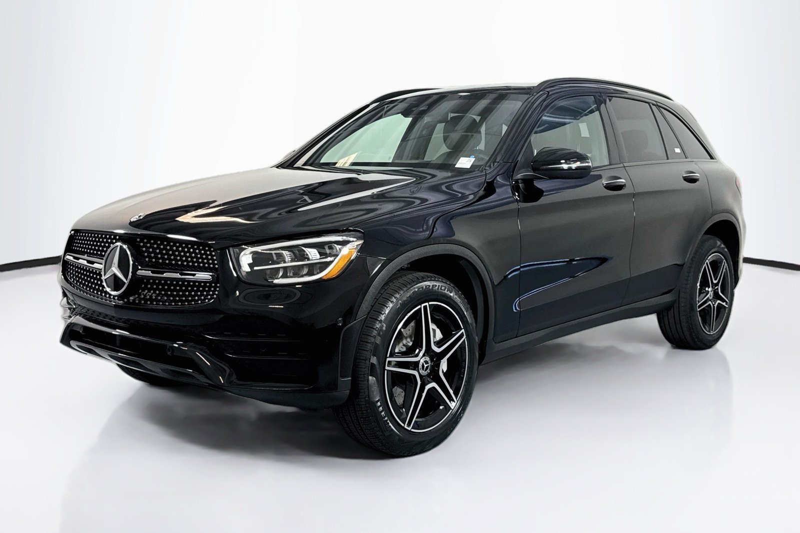 Certified Used 2022 Black Mercedes-Benz GLC 300 image 1