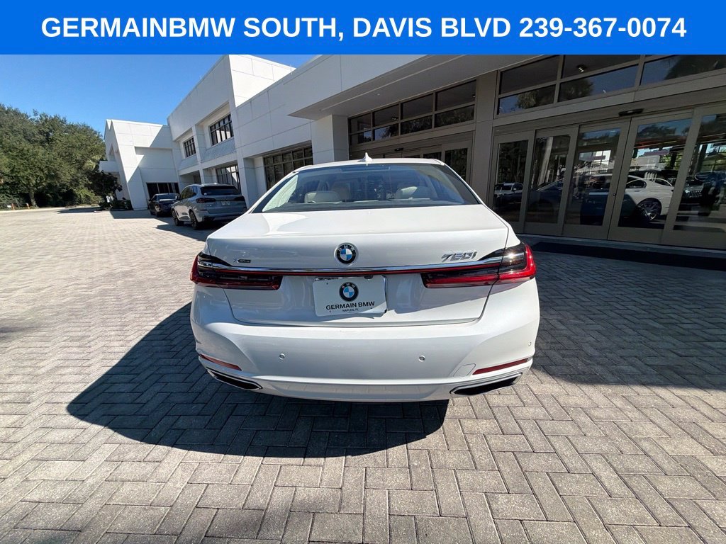 Used 2022 Mineral White Metallic BMW 750i xDrive image 11