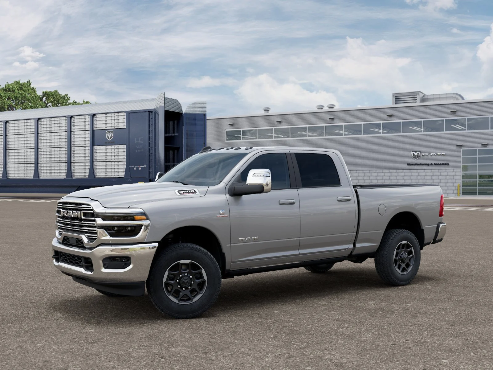 New 2026 Silver-Zynith Exterior Paint RAM Laramie image 1