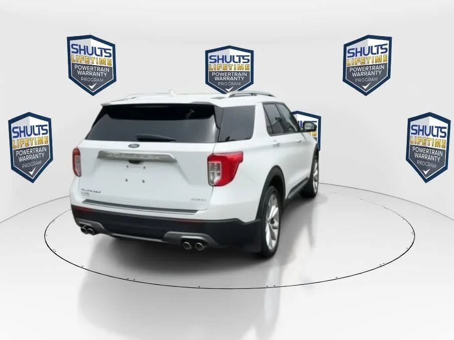 Used 2023 Star White Metallic Tri-Coat Ford Platinum image 8