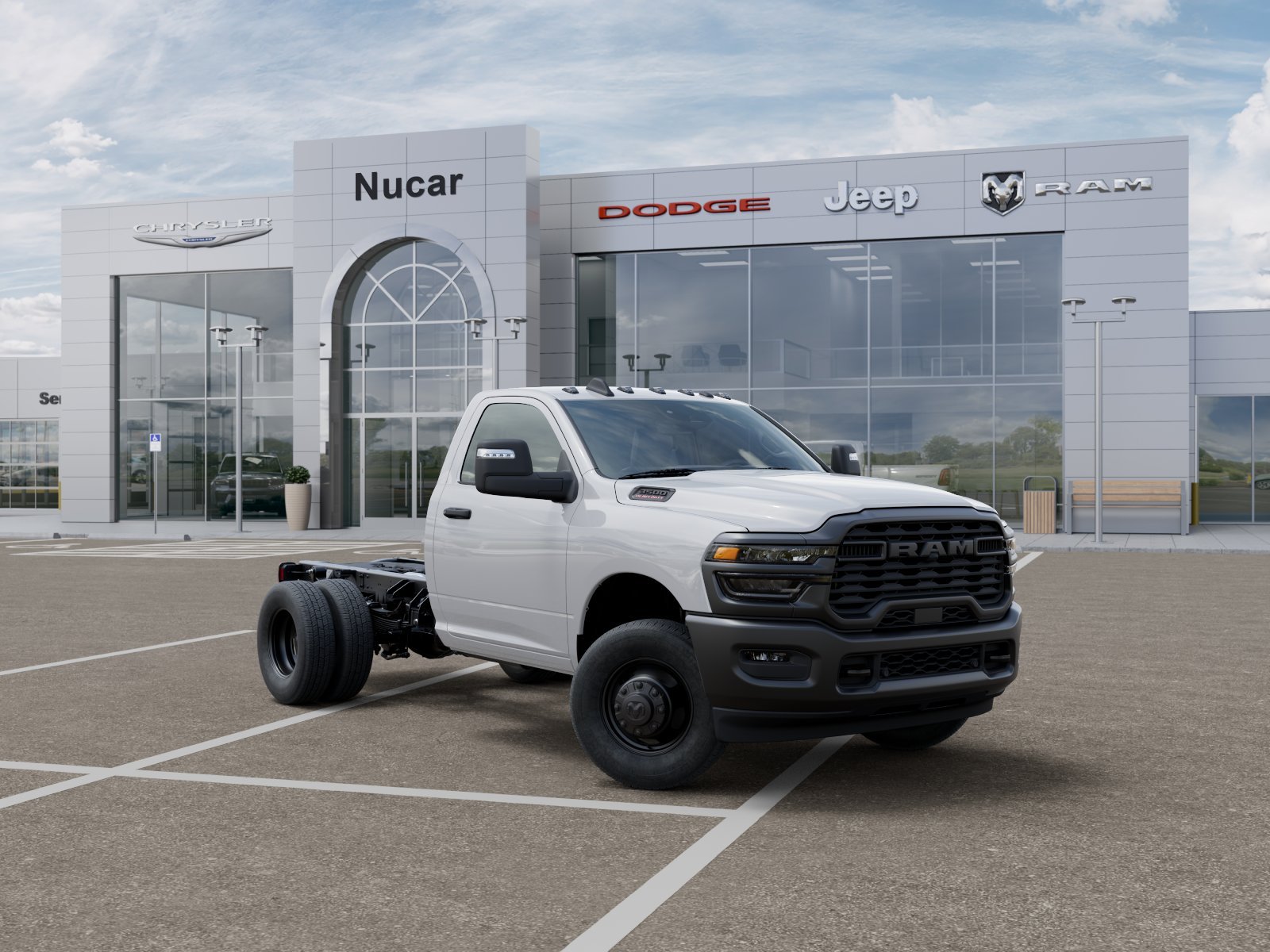 New 2026 Bright White Clear-Coat Exterior Paint RAM Tradesman image 18