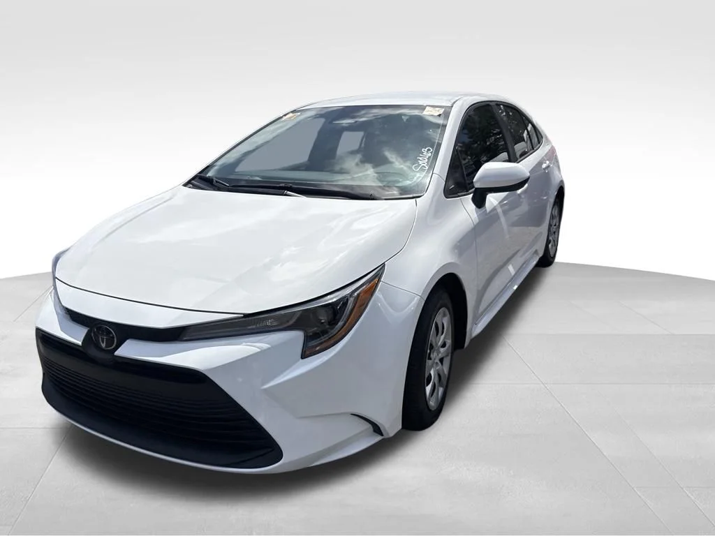 Used 2025 White Toyota LE image 2