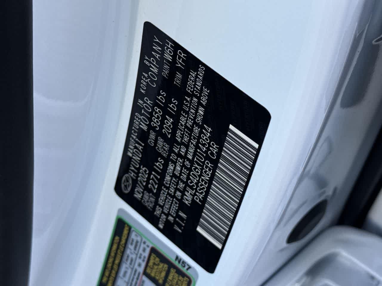New 2026 Serenity White Hyundai SEL Sport Premium image 58