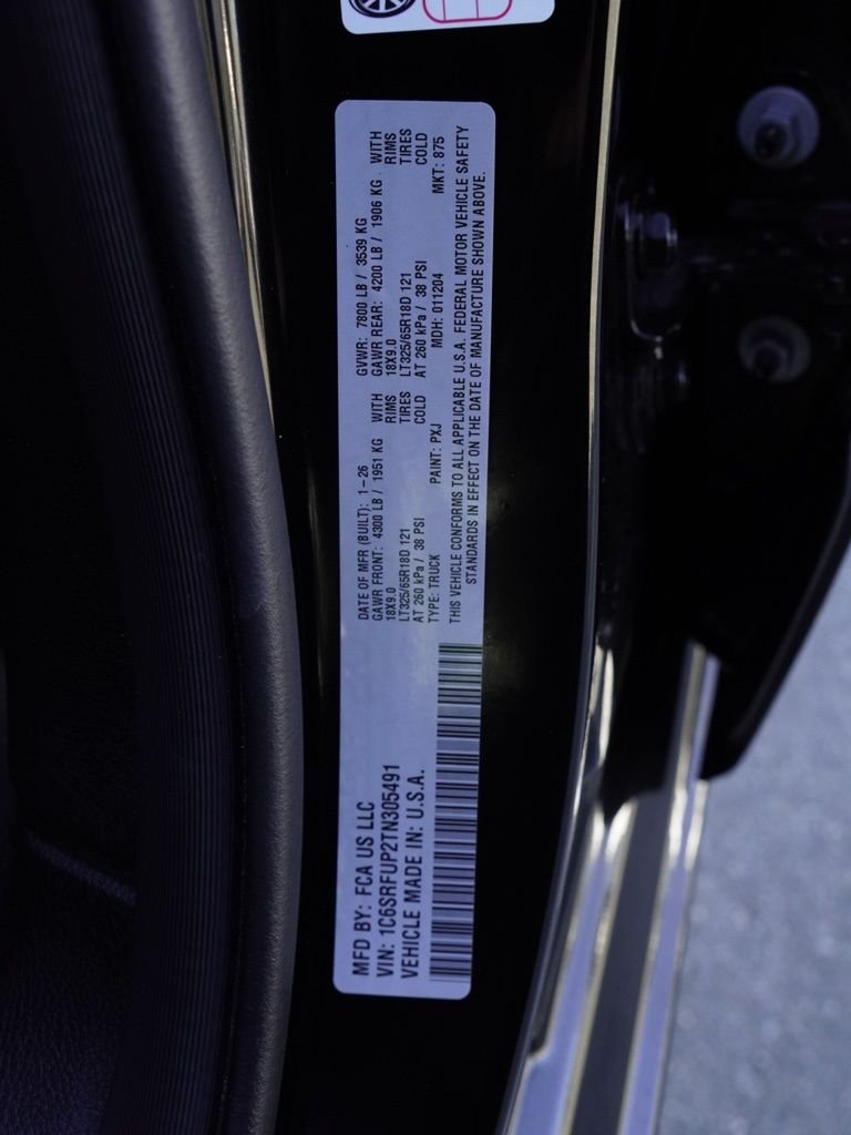 New 2026 Diamond Black Crystal Pearl-Coat Exterior Paint RAM RHO image 30