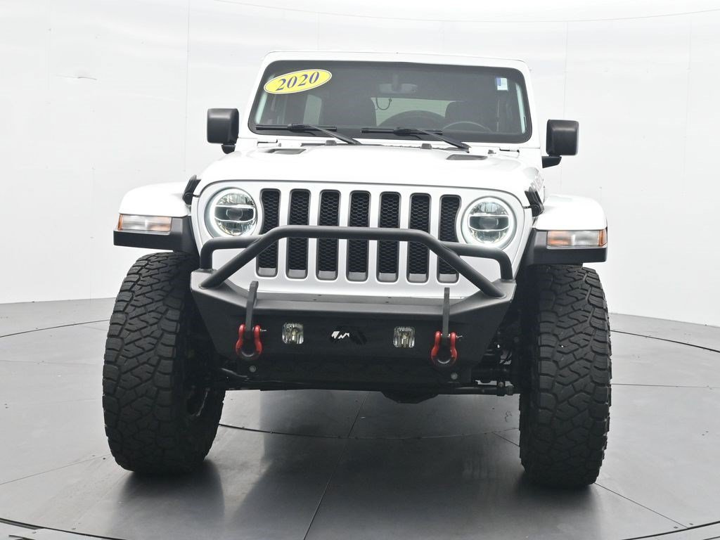 Used 2020 Bright White Clearcoat Jeep Rubicon image 2