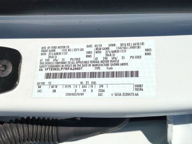 Used 2024 White Ford STX image 35