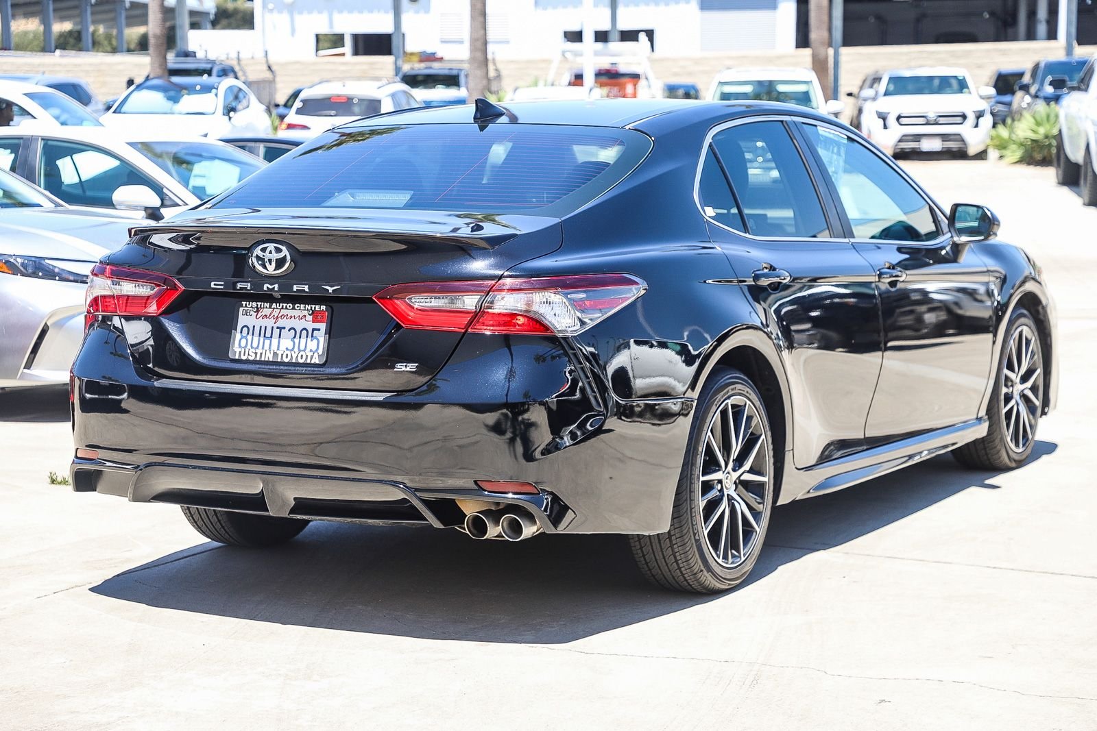 Certified Used 2021 Black Toyota SE image 6