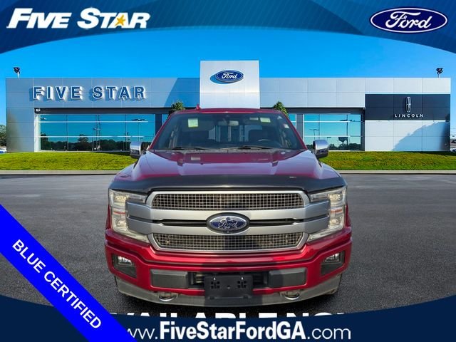 Certified Used 2019 Ruby Red Metallic Ford Platinum image 2