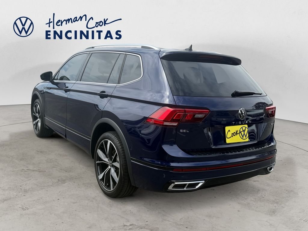 Certified Used 2023 Atlantic Blue Metallic Volkswagen 2.0T SEL R-Line image 3