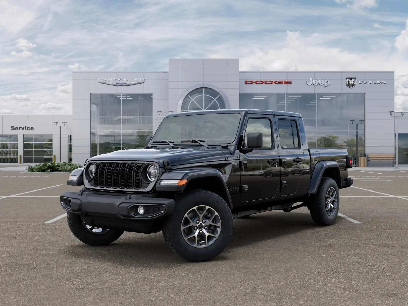 New 2026 Black Clear-Coat Exterior Paint Jeep Sport S image 26