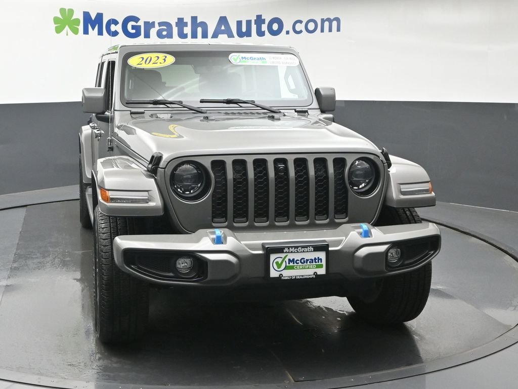 Used 2023 Gray Jeep Sahara 4xe image 6