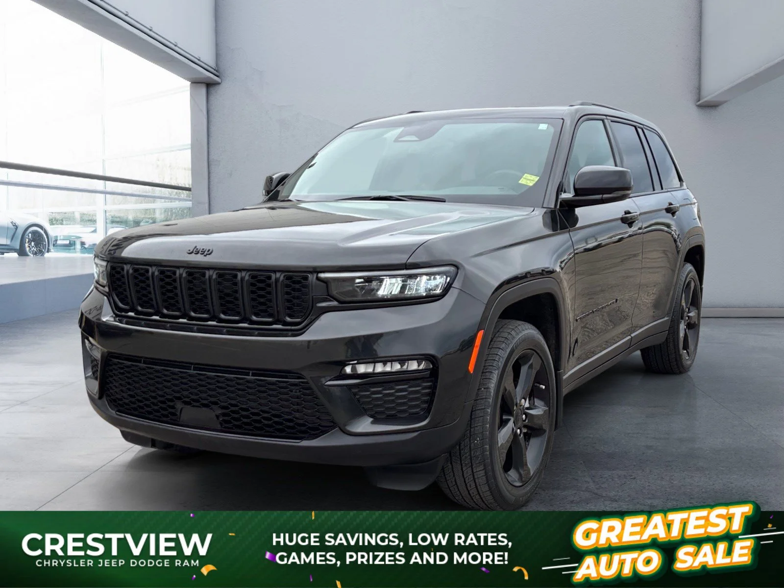 Certified Used 2024 Black Jeep Limited image 1
