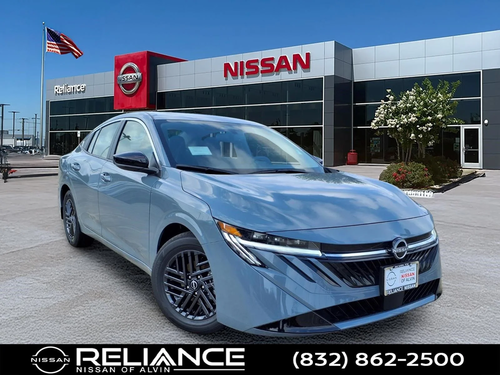 New 2026 Atlantic Gray Metallic Nissan SV image 1