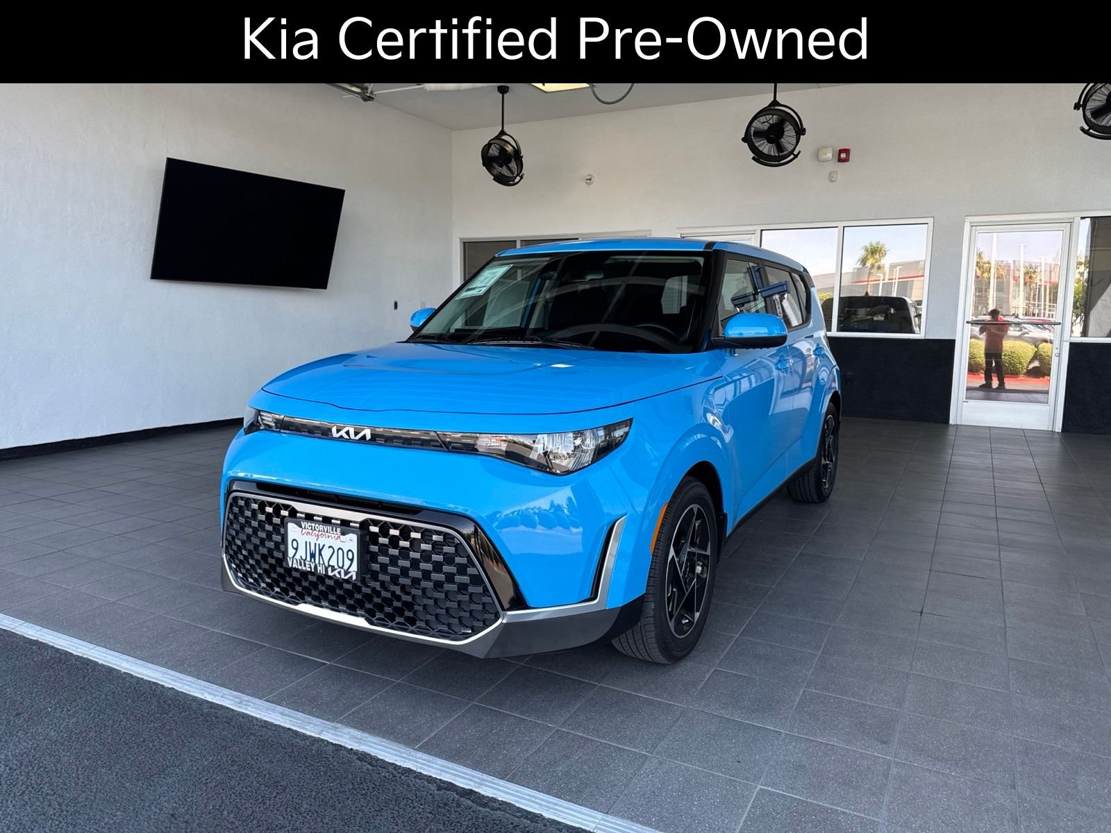 Certified Used 2024 Surf Blue Kia EX image 2