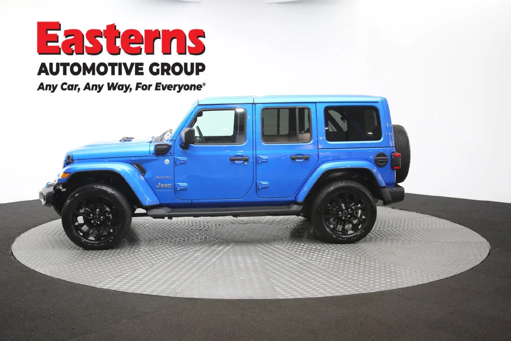 Used 2024 Blue Jeep Sahara 4xe image 61