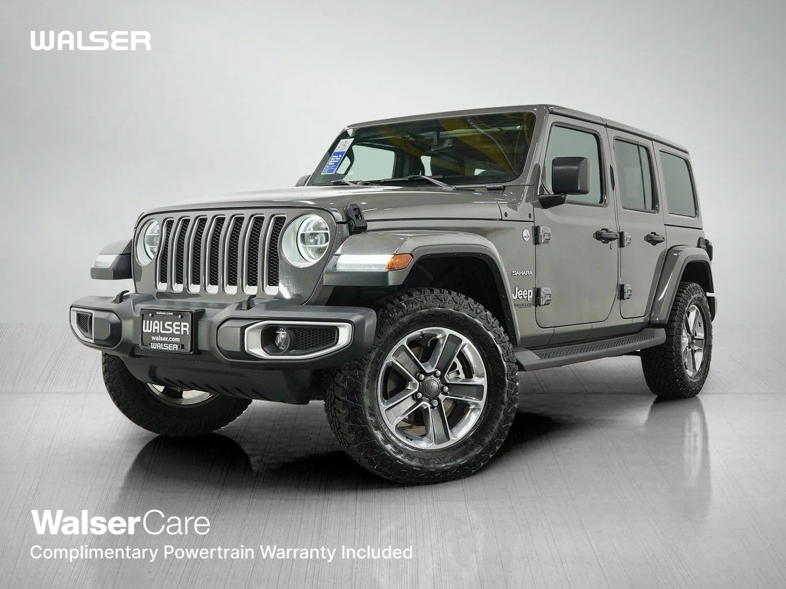 Used 2019 Sting-Gray Clearcoat Jeep Unlimited Sahara image 1