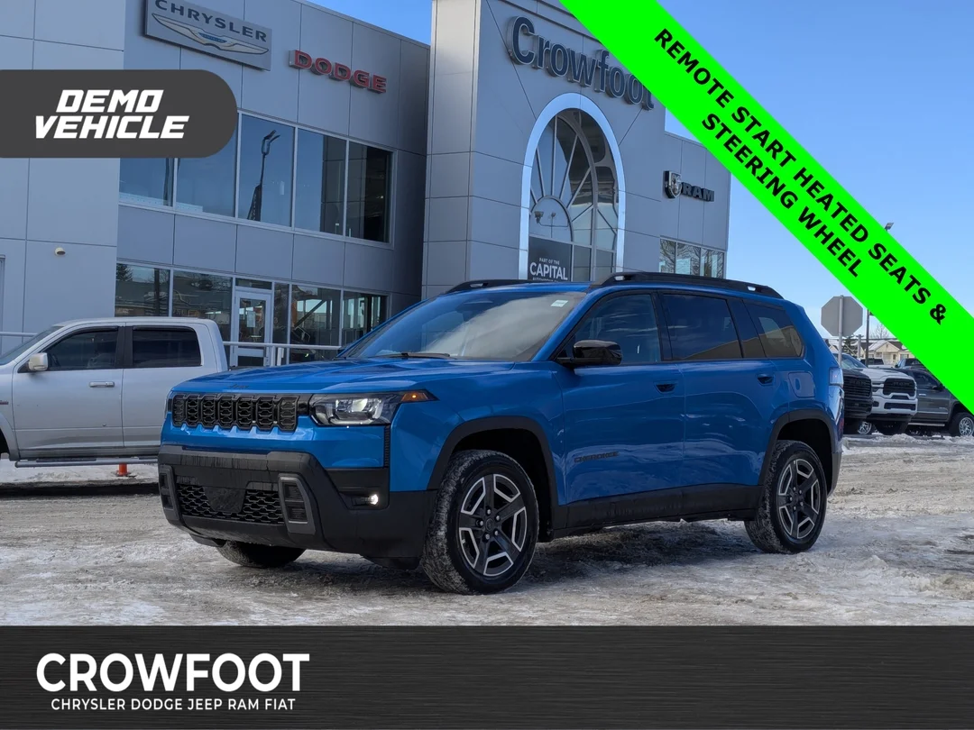 New 2026 Blue Jeep Laredo - - 4x4 - Adaptive Cruise - 12.3 Display - Heated Seats/Wheel - Compact Spare Tire & More! image 1