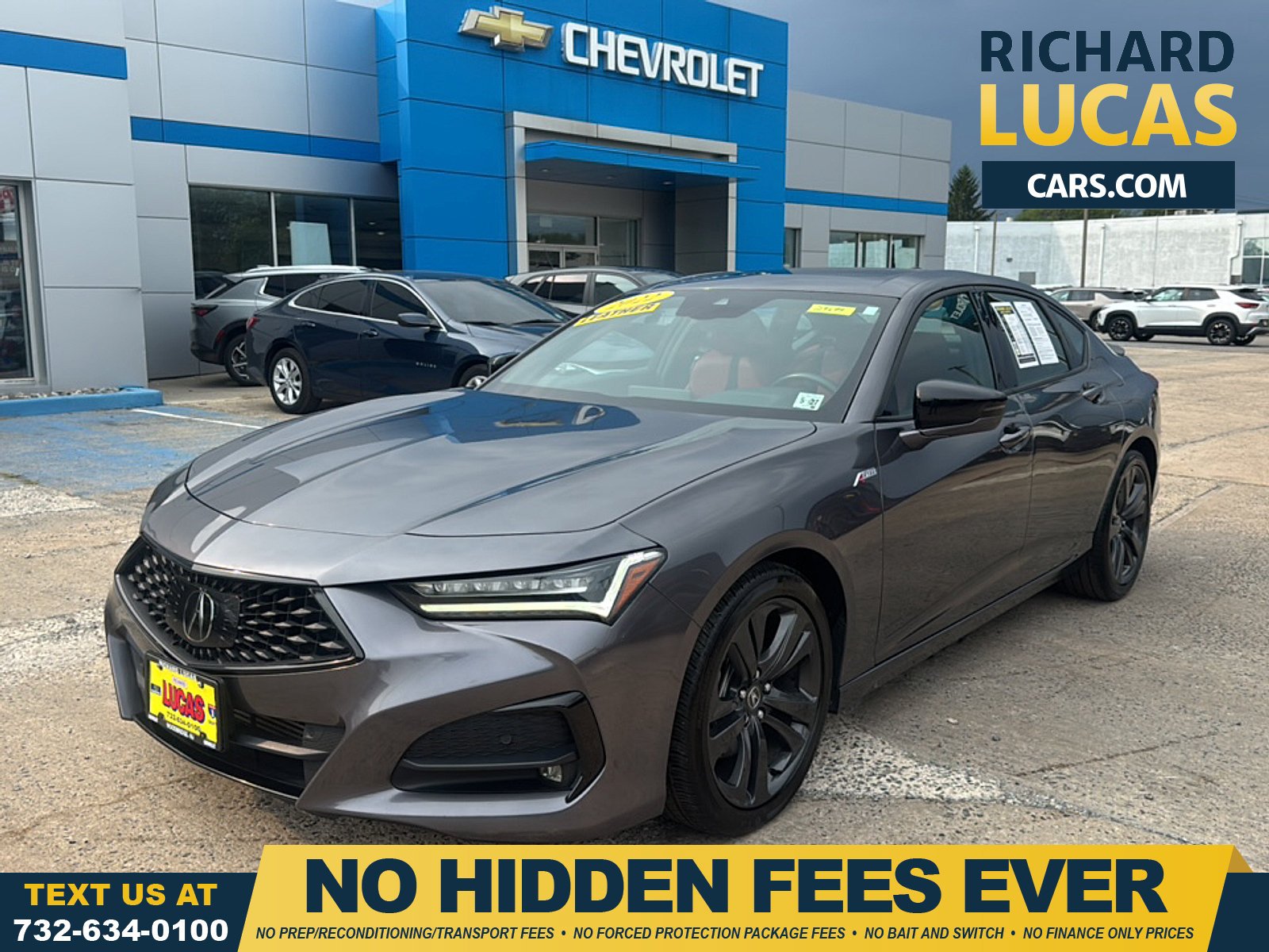 Gray (Modern Steel) 2022 Acura TLX Sedan Front-Wheel Drive
